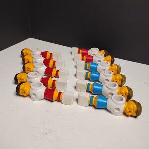 11 Classic Blue Pants & Classic Red Pants Foosball Men 4-Blue 7-red